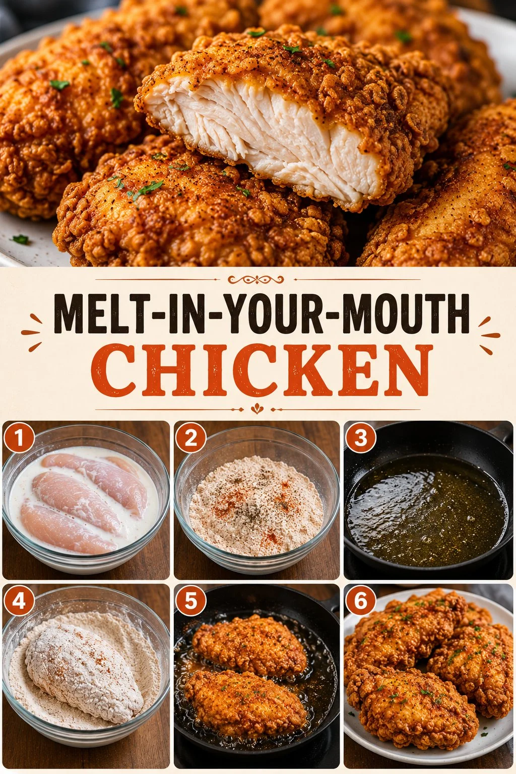 Delicious melt-in-your-mouth chicken dish served on a plate with herbs