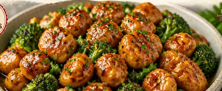 Delicious Garlic Butter Chicken with Broccoli on a plate, showcasing a gourmet meal.