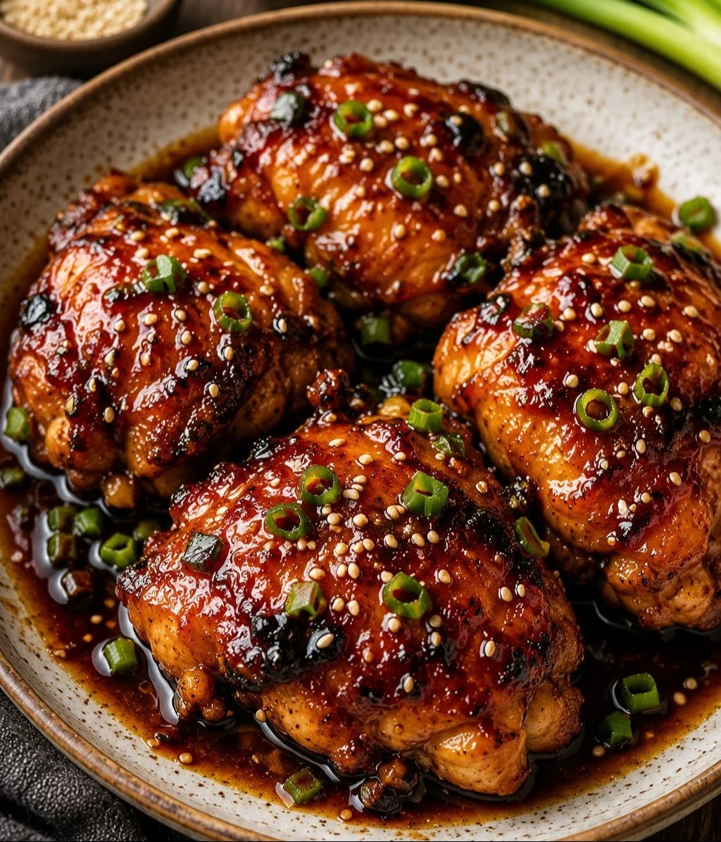 Delicious sticky chicken glazed with savory sauce, perfect for any meal.