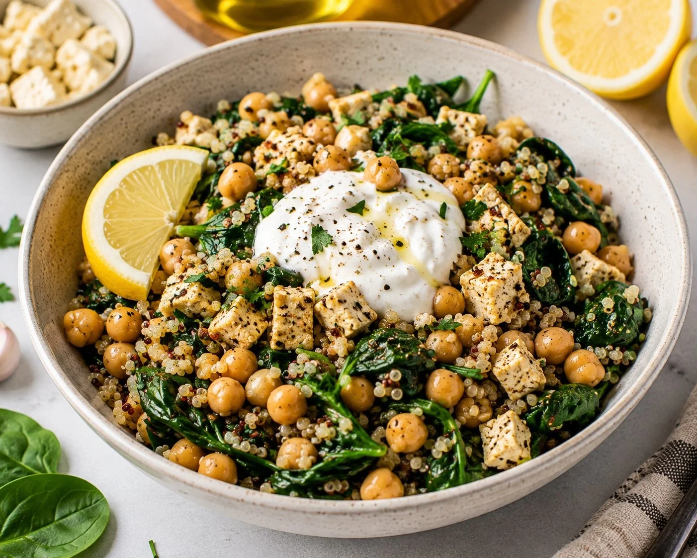 Delicious high protein low calorie vegetarian recipes for a healthy meal.