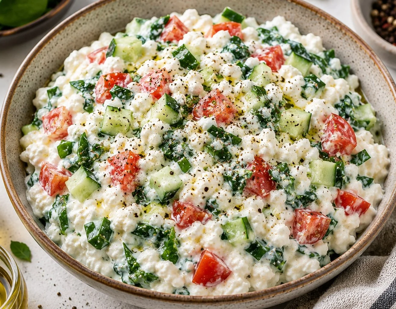 High protein low carb cottage cheese recipe for healthy meals