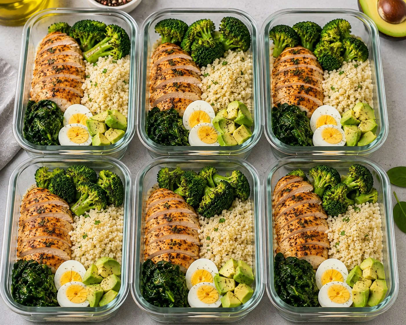 High protein low carb meal prep dishes for healthy eating and fitness