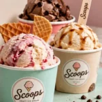 Creative ice cream branding concepts for a unique business identity.