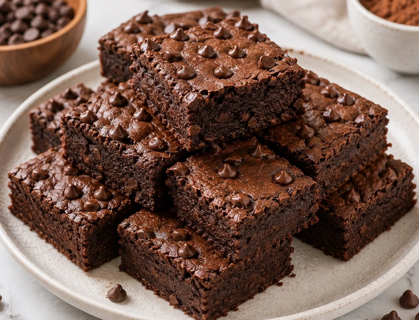 Low calorie gluten free dairy free desserts on a plate