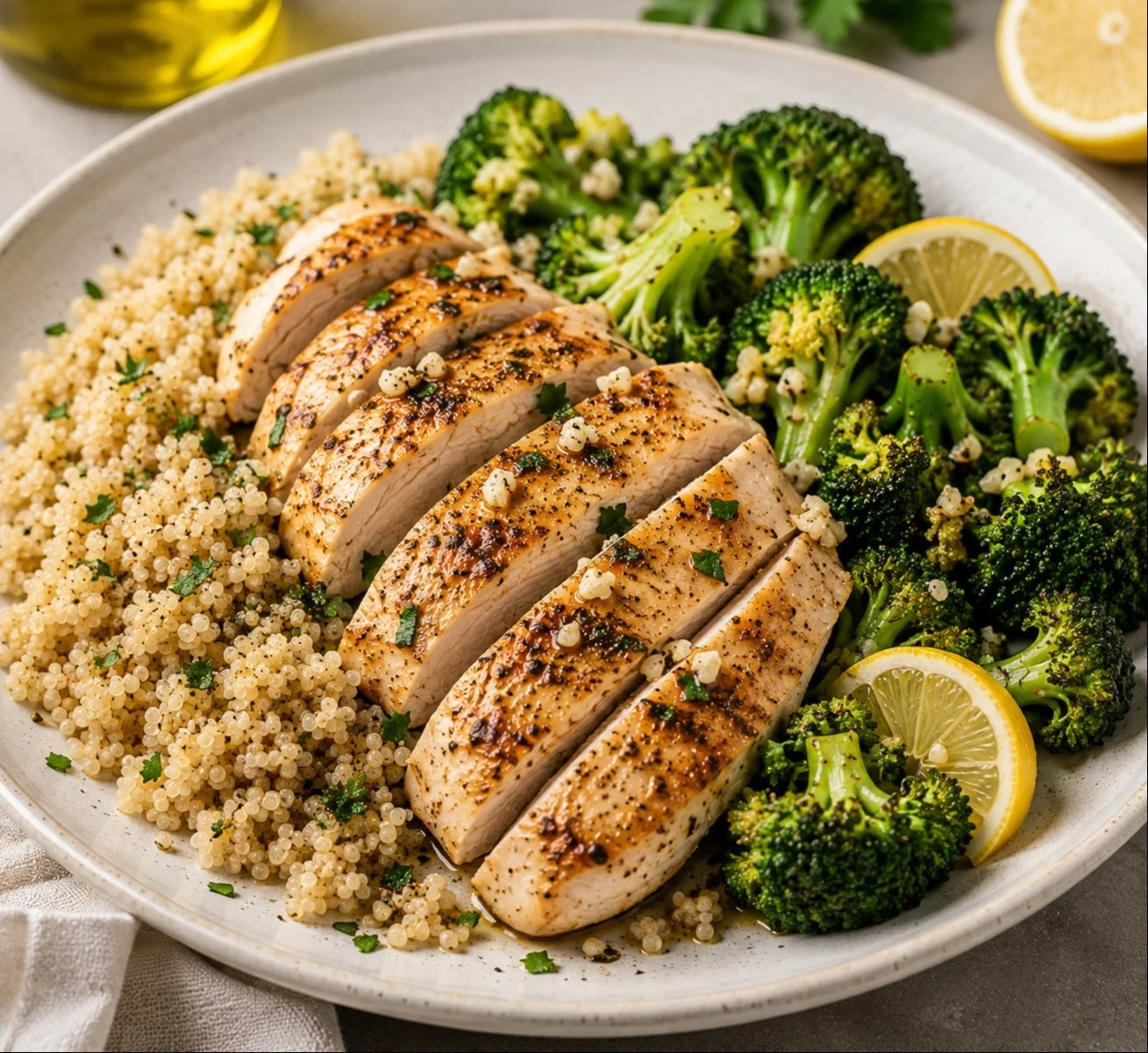 A selection of Whole 30 high protein recipes showcasing healthy meals.